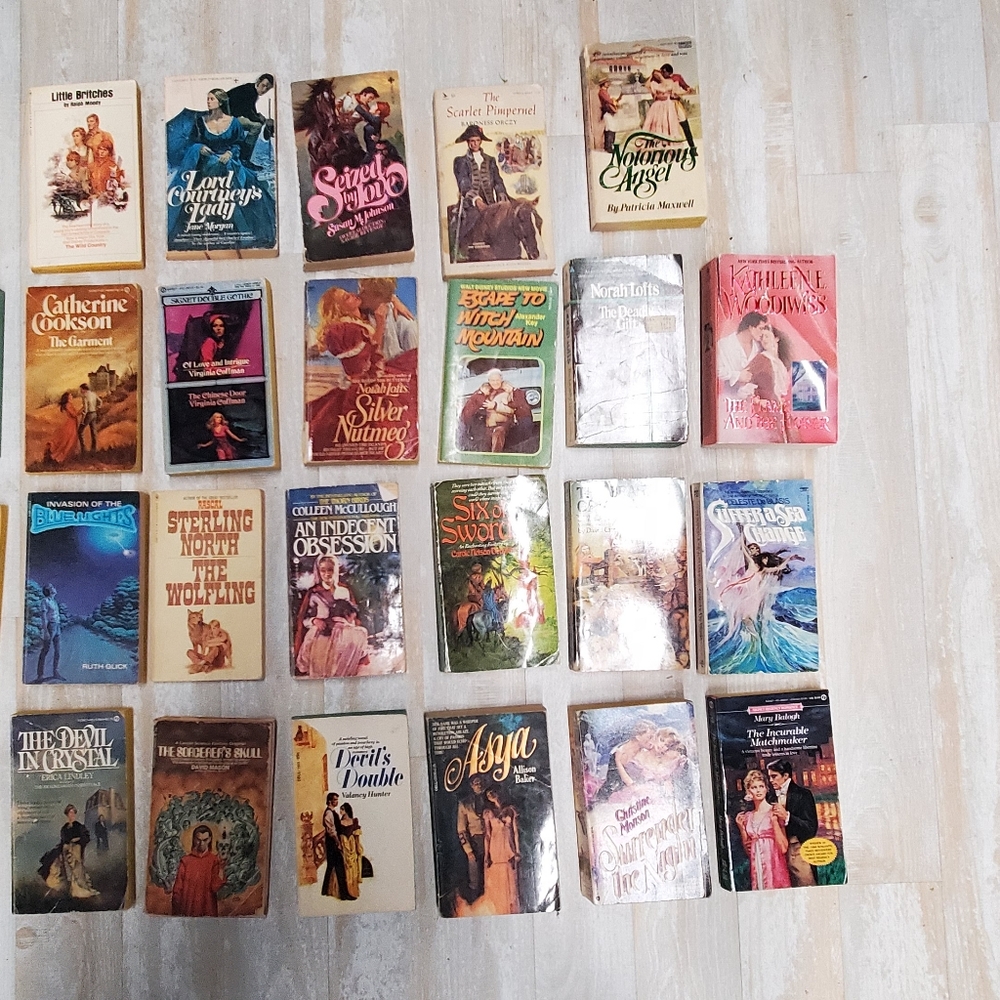Lot of Vintage 1970 paper books